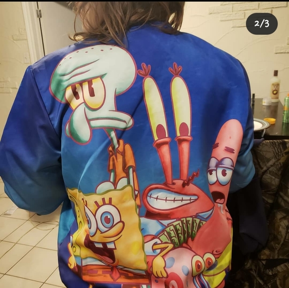 Spongebob Squarepants Baseball Style Oddity Jacket - Picture 9 of 11